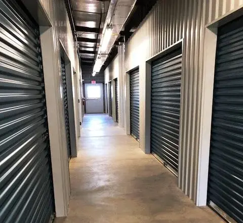 self storage facility interior hall